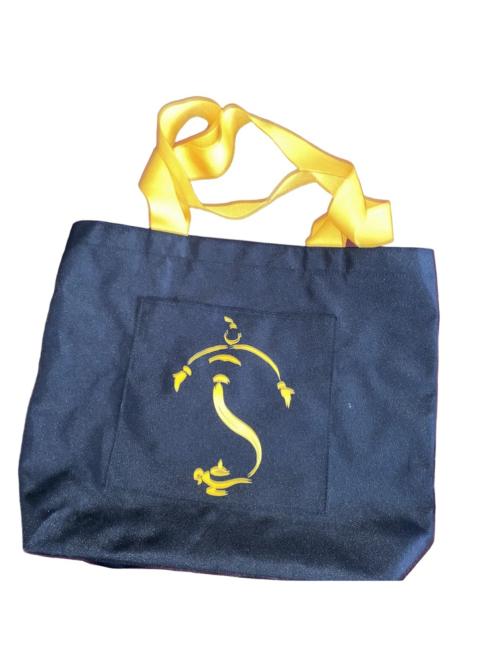 Official Disney Broadway Aladdin Tote Black and Yellow
